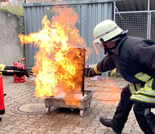 Brandschutz und Feuerbekämpfungsübung – GWO Fire Awareness bei RescOff GmbH